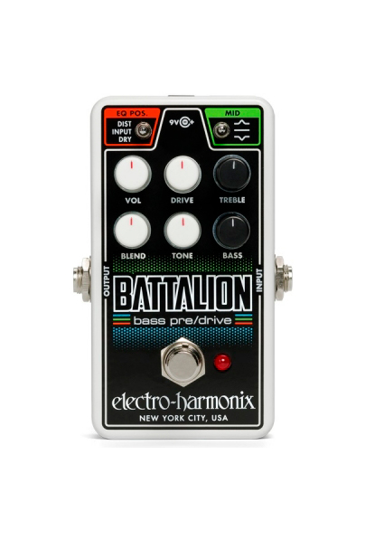EHX NANO BATTALION BASS PREAMP & D