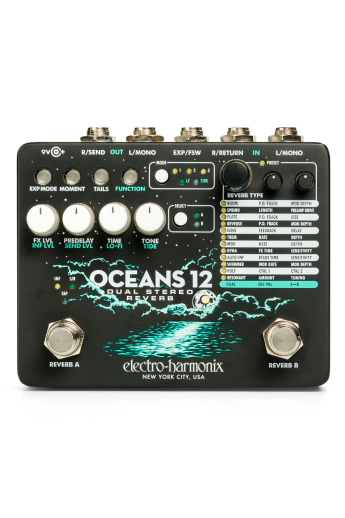 EHX OCEANS 12 DUAL STEREO REVERB