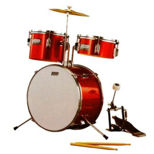 BATERIA INFANTIL POWER BEAT ROJA