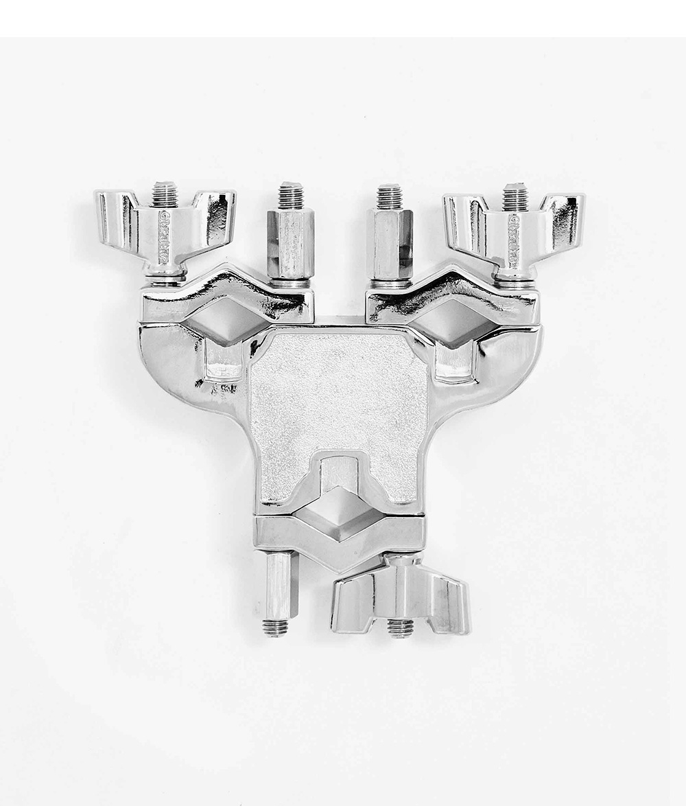 Morsetto Multifunzione Satinato Gewa 805801 Multiclamp - Staffa Regolabile Universale Per Strumenti Musicali E Attrezzature Attacco Universale